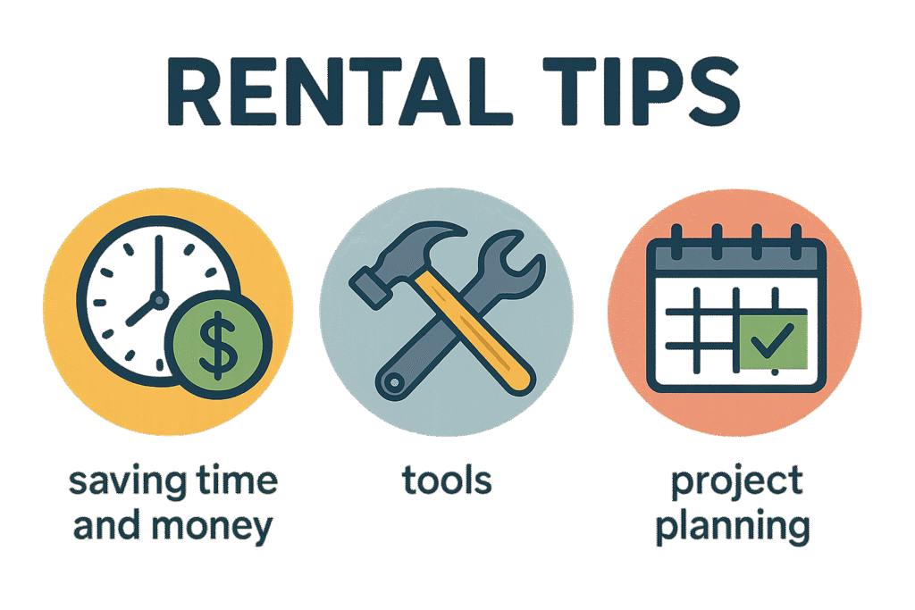 5 Rental Tips to Save Time & Money on Your Next Project